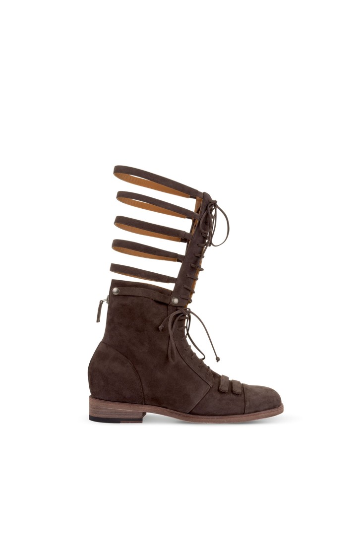Lace-Up Military Boots